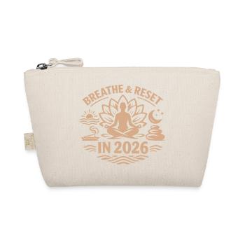 Atmung und Neustart | gute Vorsätze 2026 - Bio-Täschchen - Natur - Vorne