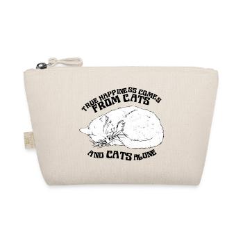LE VRAI BONHEUR VIENT DES CHATS - Trousse biologique - nature - Devant