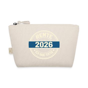 Pensionnaire 2026 J’ai terminé - Sweet Pension Happened - Trousse biologique - nature - Devant