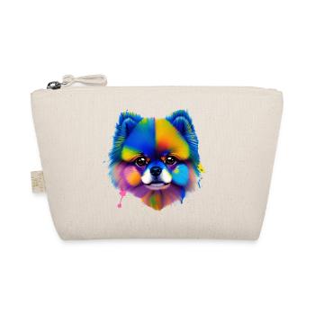 Portrait coloré d’éclaboussures de chien poméranien - Trousse biologique - nature - Devant