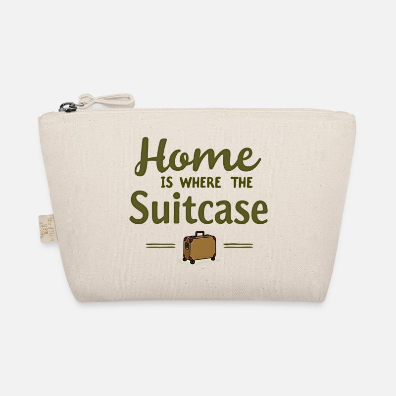 Home Is Where the Suitcase Organic Pouch