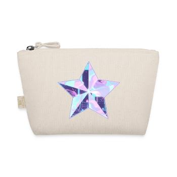 Pastel Star Neon Skyline - Organic Pouch - nature - Front