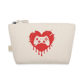 Video Games Funny Valentines Day Gamer - Trousse biologique - nature - Devant