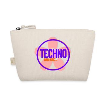 Logo néon Techno Circle - Trousse biologique - nature - Devant