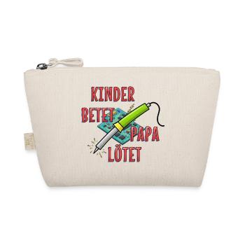 Des enfants prient, papa soude - Trousse biologique - nature - Devant