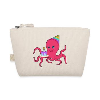 Gâteau d’anniversaire pieuvre - Trousse biologique - nature - Devant