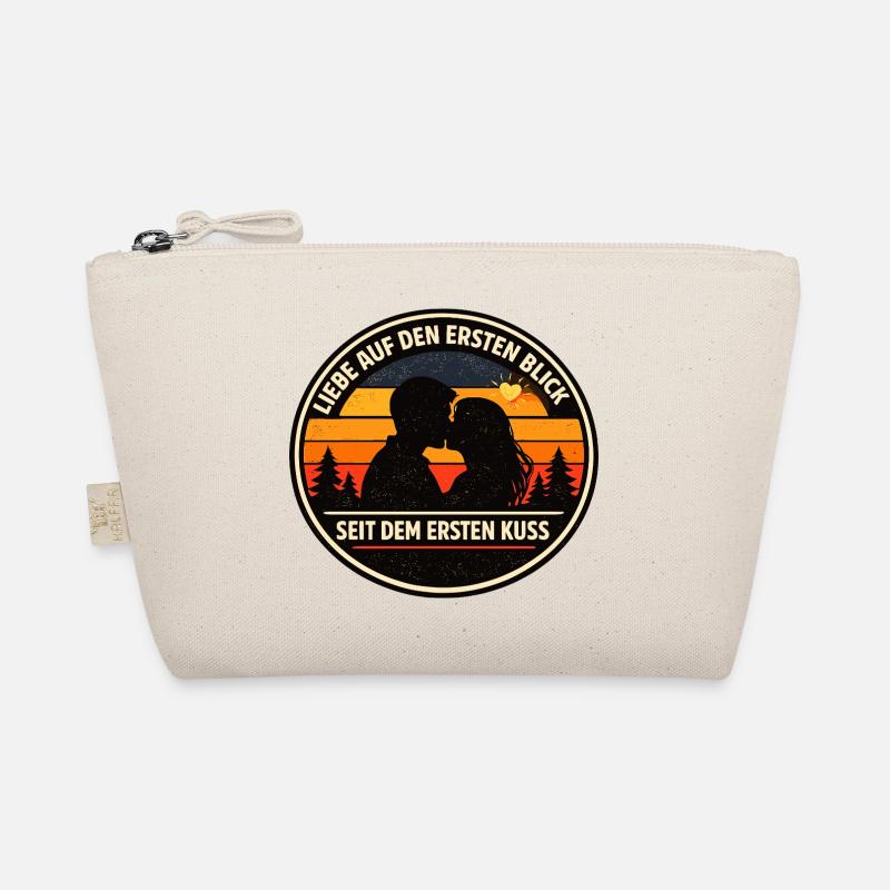 Liebe auf den ersten Blick Spruch Bio-Täschchen