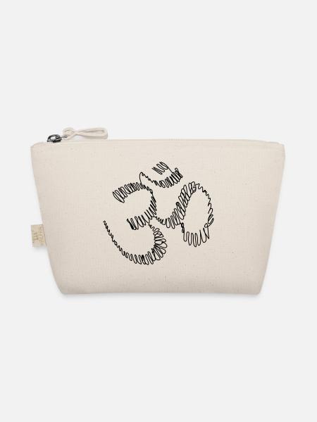 Meditation und Yoga: Om - Bio-Täschchen - Natur