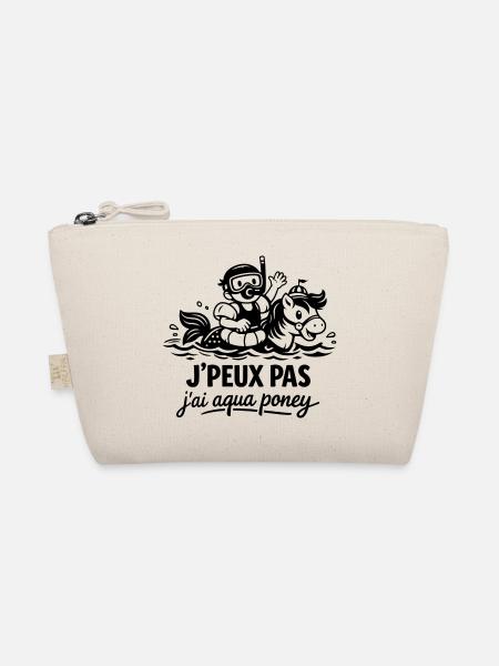 Je peux pas j'ai aqua poney - Trousse biologique - nature - Devant