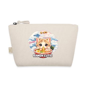 Ramen Kawaii Cats TShirt I Japanese Food - Organic Pouch - nature - Front