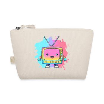 Pastel TV Kawaii Neon - Organic Pouch - nature - Front