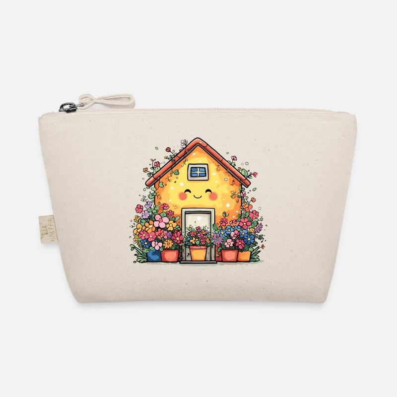 Cosy blossom house Organic Pouch