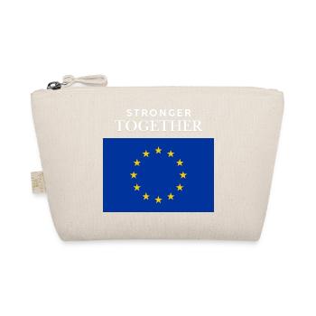 Gemeinsam Stark EU Flagge - Bio-Täschchen - Natur - Vorne