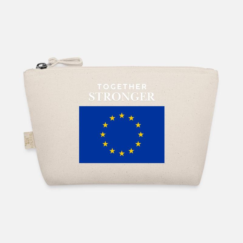 Stronger together EU flag Organic Pouch