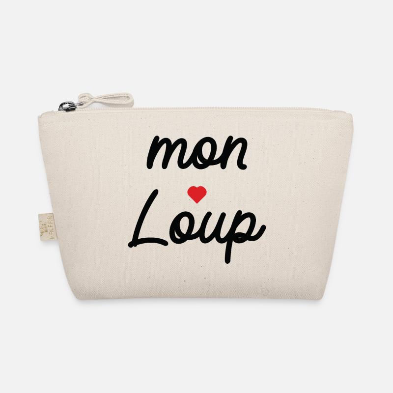 Mon Loup Amour Typographie Cursive Trousse biologique