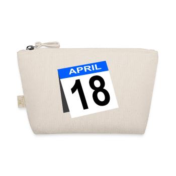 Calendrier du 18e anniversaire d’avril - Trousse biologique - nature - Devant
