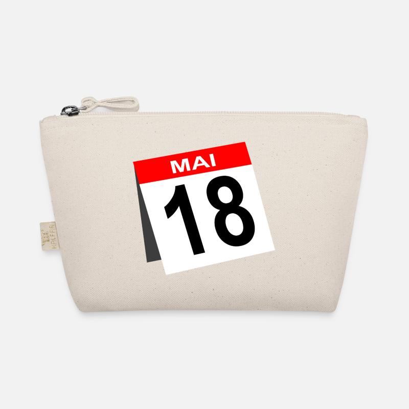 18th Birthday May Calendar Organic Pouch