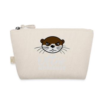 Otter Nonsense Lustig Wortspiel Otter Liebe Spruch - Bio-Täschchen - Natur - Vorne