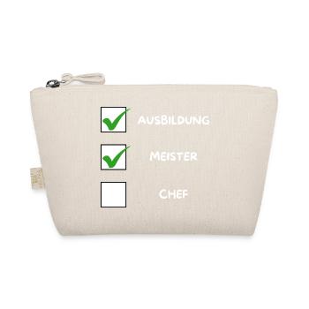 Meister Checkliste - Bio-Täschchen - Natur - Vorne
