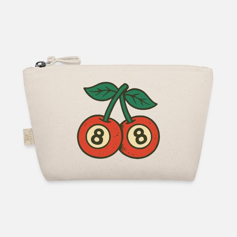Playful Cherries Duo with Wide Eyes Organic Pouch