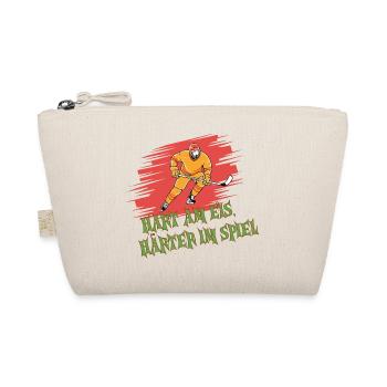 Eishockey Spruch – T-Shirt für Fans - Organic Pouch - nature - Front