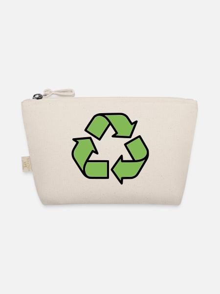 Recycling Sign Outline - Organic Pouch - nature - Front