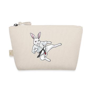 Rabbit Karate Martial Arts - Organic Pouch - nature - Front