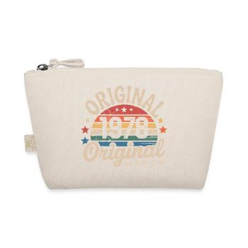 Birthday March 1978 Limited Edition Retro March - Organic Pouch - nature - Front