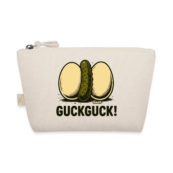 Two hard-boiled eggs with a cucumber - Organic Pouch - nature - Front