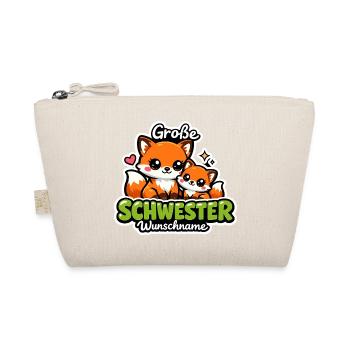 Grande Sœur Cadeau Renards 2026 - Trousse biologique - nature - Devant