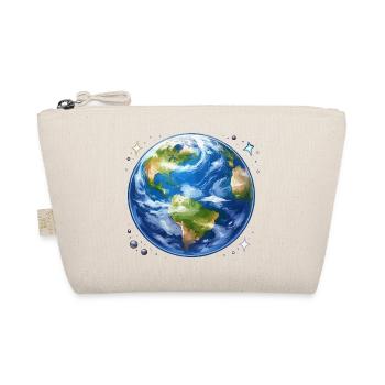 La Terre dans un style aquarelle cosmique - Trousse biologique - nature - Devant