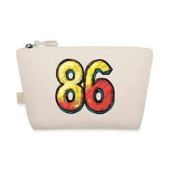 86 Number Colorful - Organic Pouch - nature - Front