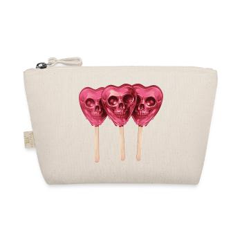 Crâne Rose Lollis - Trousse biologique - nature - Devant