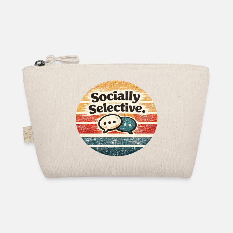 Socially Selective – Retro Chat Meme Bio-Täschchen