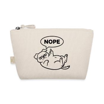 Pug Dog : Majeur non - Trousse biologique - nature - Devant