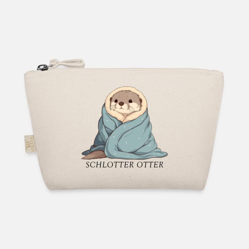 Schlotter Otter im Wintermodus Bio-Täschchen