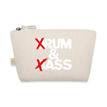 Drum & Bass / Rum & Ass Drummer Band Musik - Bio-Täschchen - Natur - Vorne