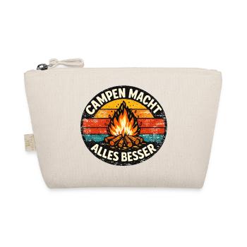 Camping makes everything better - Organic Pouch - nature - Front