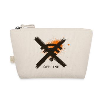 Chronically Offline - Digital Detox Art by Free Ar - Bio-Täschchen - Natur - Vorne