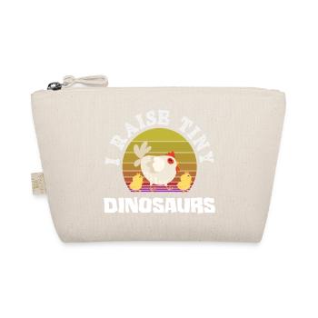 I raise little dinosaur chickens - Organic Pouch - nature - Front