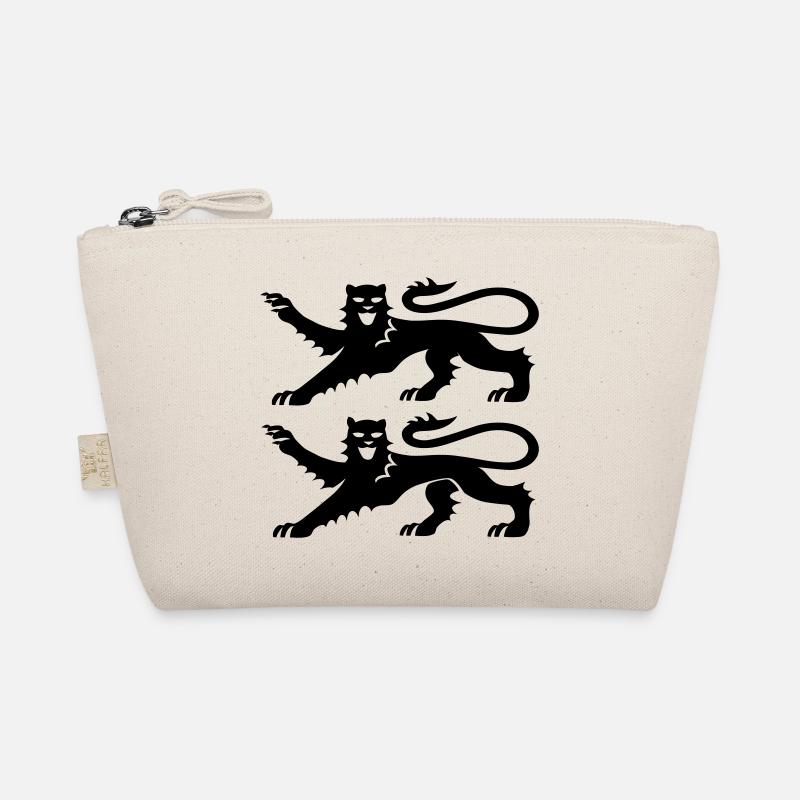 Blason Normandie 2 Léopards Noir Trousse biologique