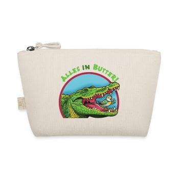 Alligator and bird: Everything is fine! - Organic Pouch - nature - Front