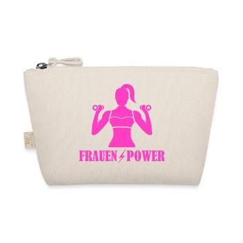 Frauenpower Krafttraining - Bio-Täschchen - Natur - Vorne