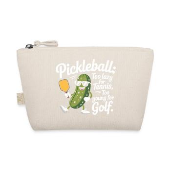Joueur de pickleball trop paresseux pour le tennis pickleball - Trousse biologique - nature - Devant
