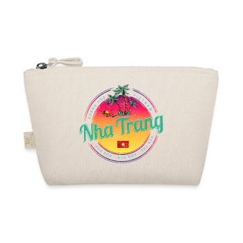 Nha Trang Retro Sonnenuntergang Vietnam Souvenir - Bio-Täschchen - Natur - Vorne