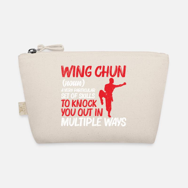  Wing Chun Instructor Kung Fu Training Martial Organic Pouch