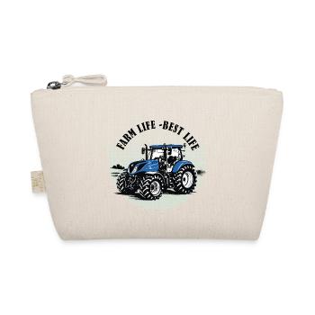 Vie à la ferme – Trekker Cadeau de Tracteur Bleu - Trousse biologique - nature - Devant