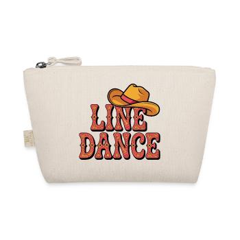 Line Dance Cowboy - Organic Pouch - nature - Front