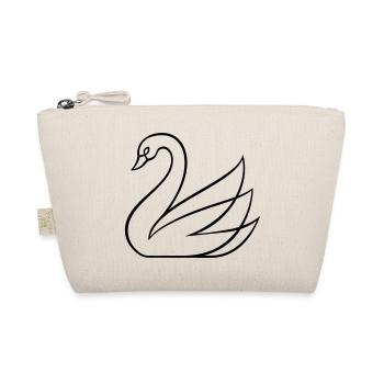 Design minimaliste Cygne Style élégant Traits esthétiques - Trousse biologique - nature - Devant