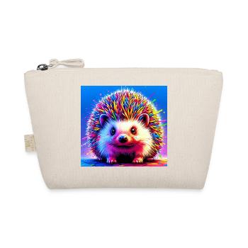hedgehog - Organic Pouch - nature - Front